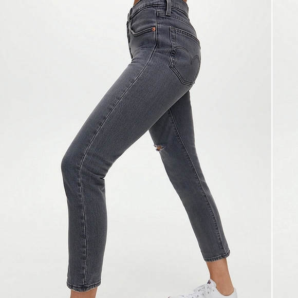 Levi's 501 High Rise Skinny Jean Gray - Picture 12 of 12